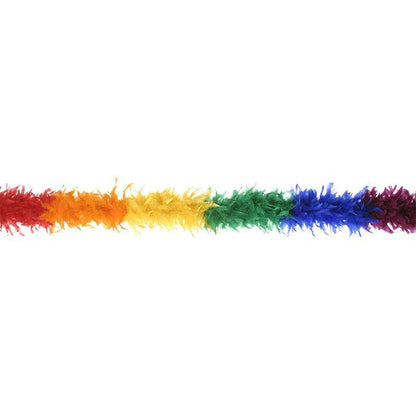 Chandelle Rainbow Feather Boa Sectional