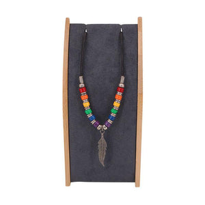 Feather Ceramic Beads Necklace from PHS International
