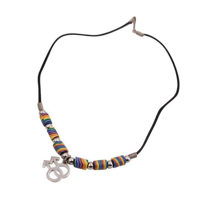 Fimo Beads Double Male Necklace