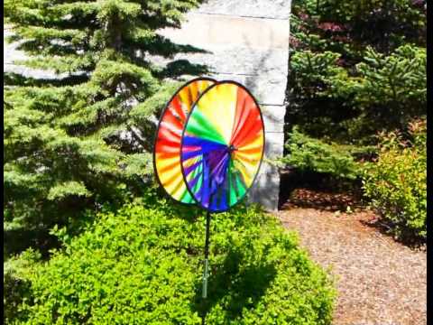 Wow Rainbow Spin Duet | Buy Flags & Windsocks from In The Breeze