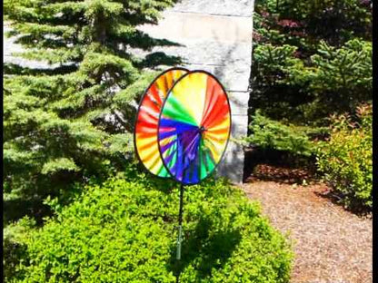 Wow Rainbow Spin Duet | Buy Flags & Windsocks from In The Breeze