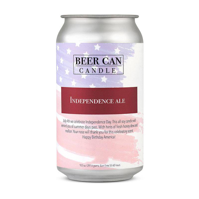 Independence Ale Beer Can Candle | Coastal Gifts Inc