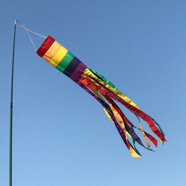 Rainbow Column 60 Inch Windsock from In The Breeze