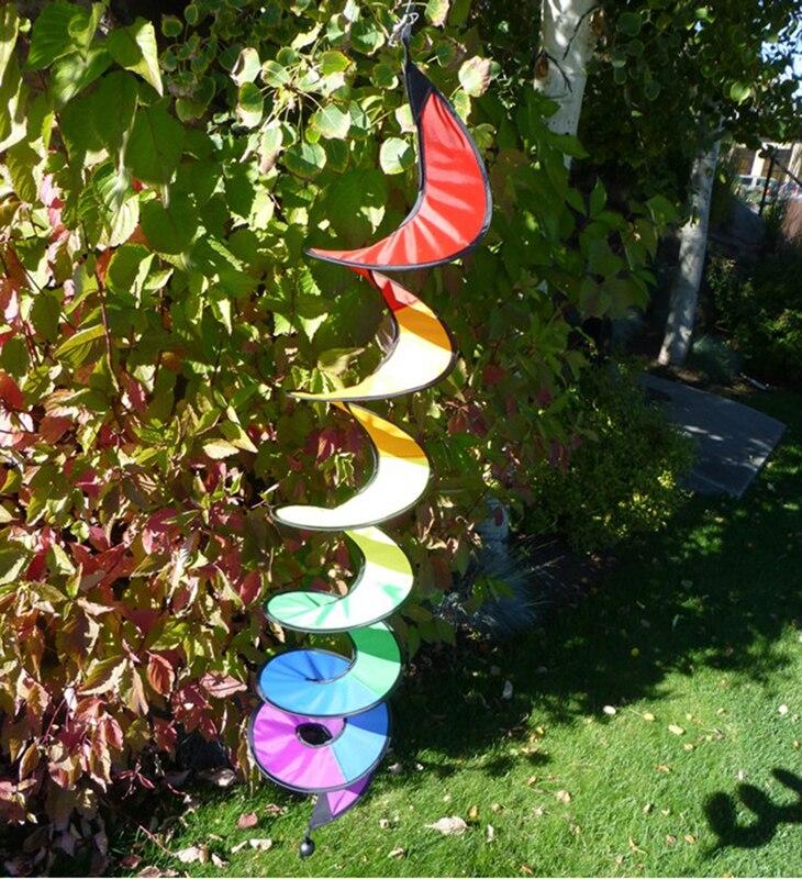Rainbow Curlie 48 Inch Spinner | In The Breeze