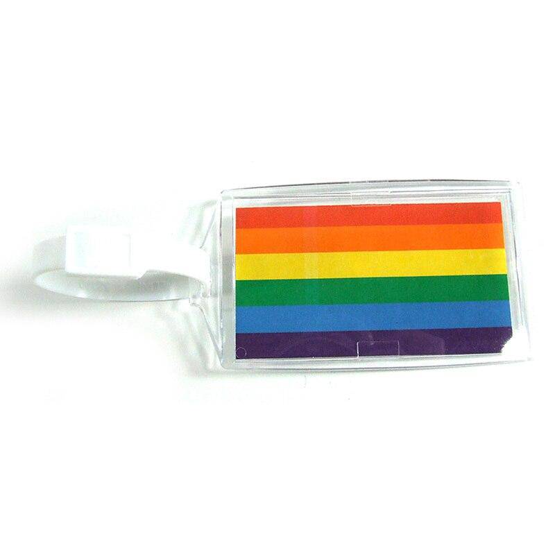 Rainbow Flag Luggage Tag | PHS International | Coastal Gifts Inc