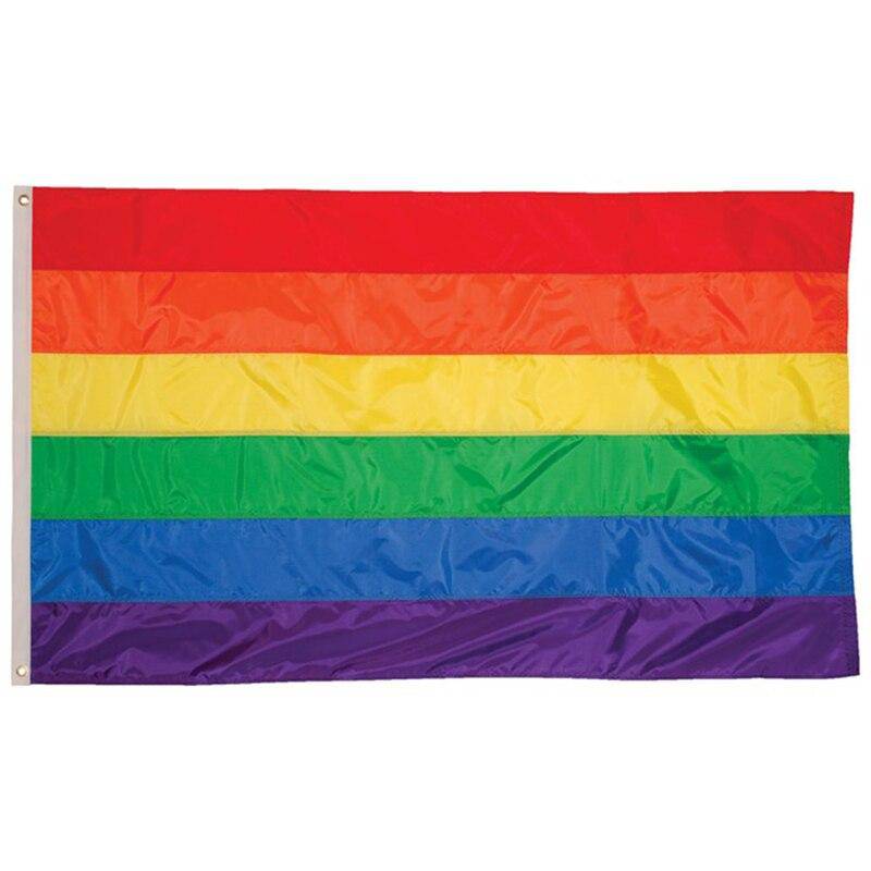 Rainbow Gay Pride Flag 3 Foot by 5 Foot from In The Breeze