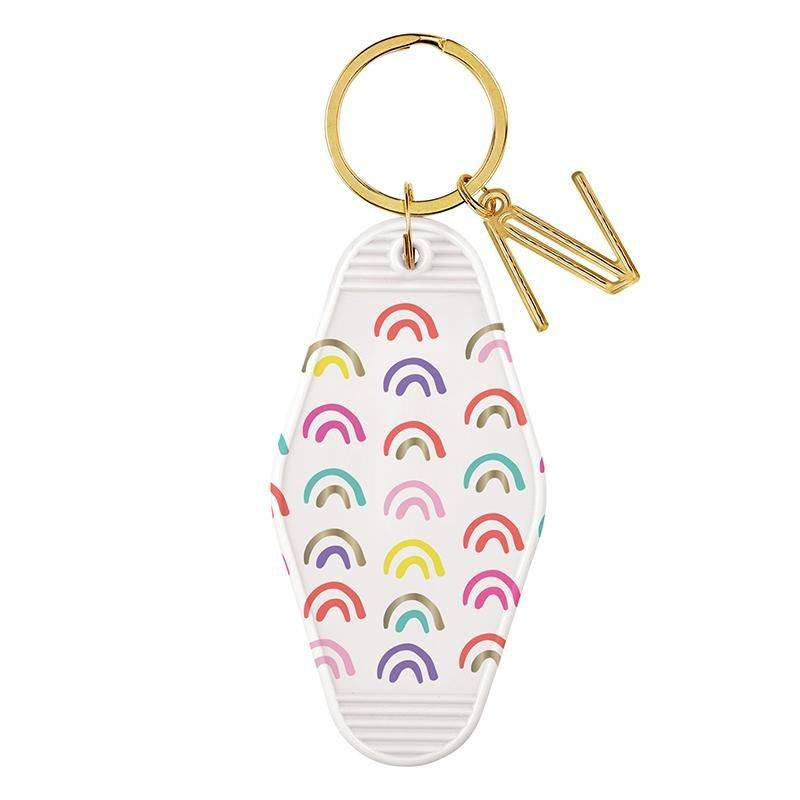 MrBiteBabyStore 5pcs/lot Beadable Keychain Bar Rainbow