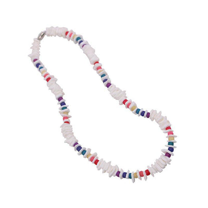 Rainbow Shell Chip Necklace | PHS International | Coastal Gifts Inc