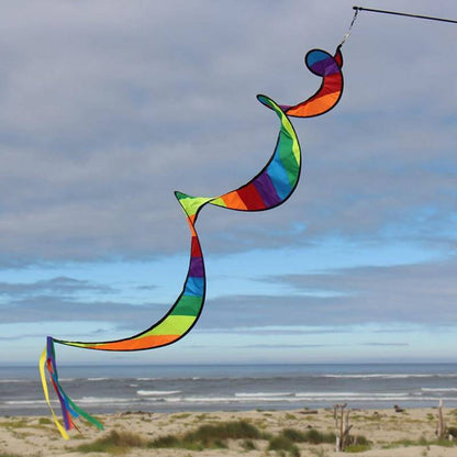 Rainbow Stripe Twister 48 Inch | In The Breeze | Coastal Gifts Inc