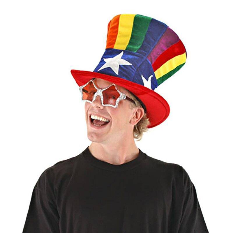 Rainbow Uncle Sam Hat | Buy Costume Hats from Elope – Coastal Gifts Inc
