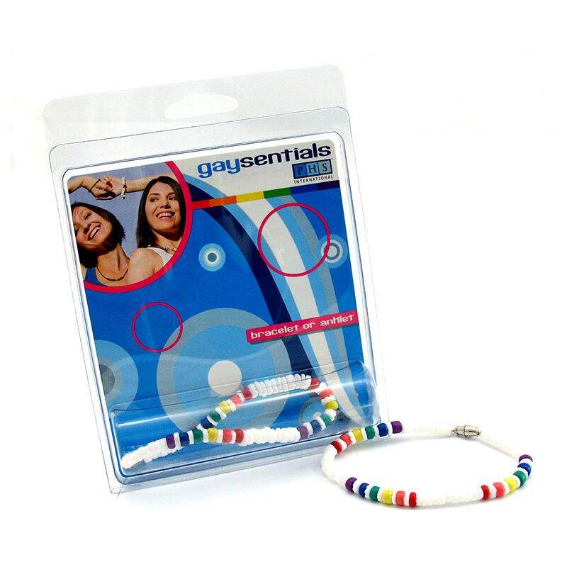 Shell Rainbow Bracelet from Gaysentials