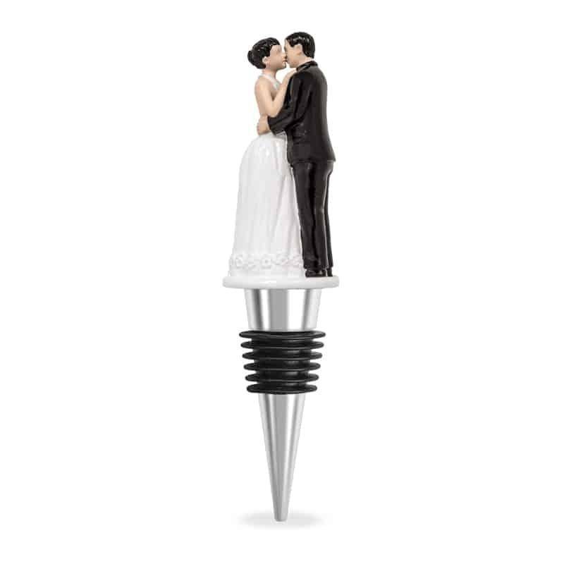 Wedding Couple Wine Bottle Stopper from Wild Eye Designs