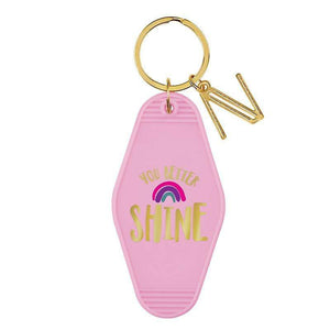 You Better Shine Motel Keychain from Creative Brands